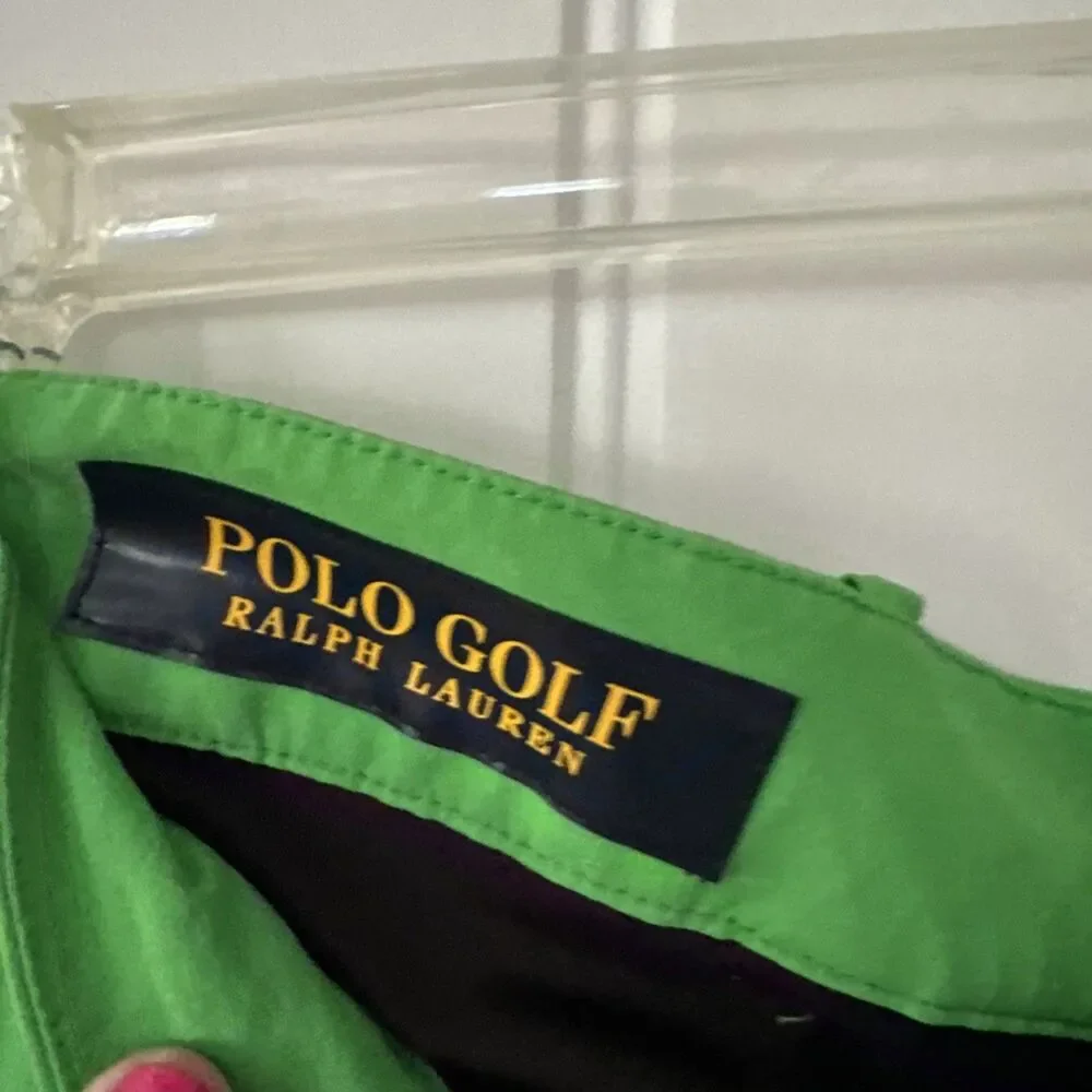 Polo Golf Ralph Lauren Bright Green Stretch Performance Hybrid Shorts Lined 34